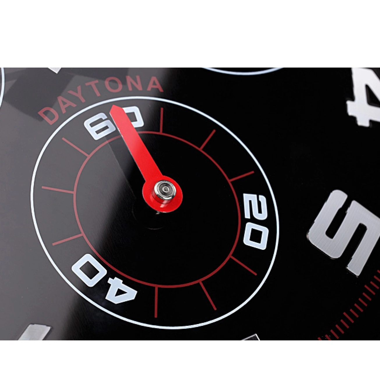 MiroTime 0711 Rolex Daytona Cosmograph Wall Clock Black-Red 621908